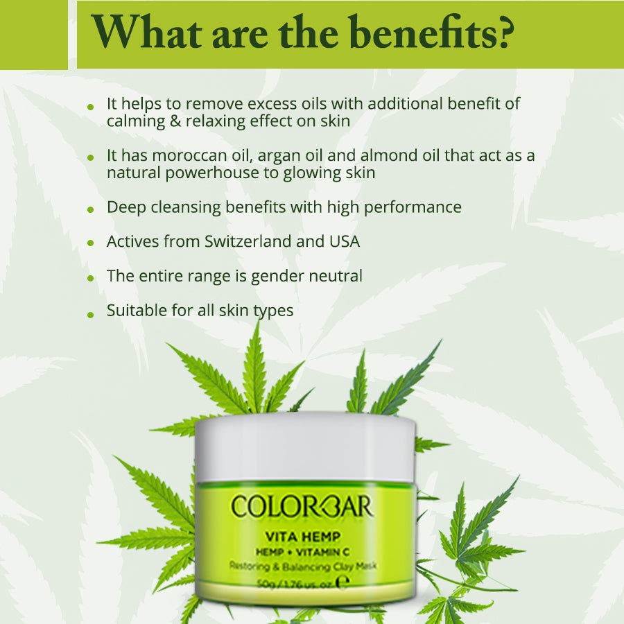 Colorbar Vita Hemp Restoring & Balancing Clay Mask