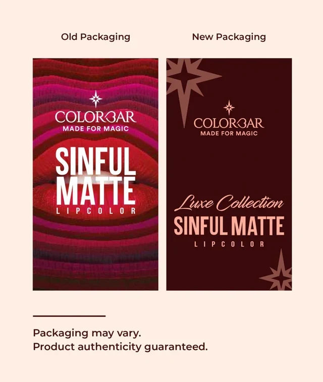 Sinful Matte Lipcolor - Luxe Collection