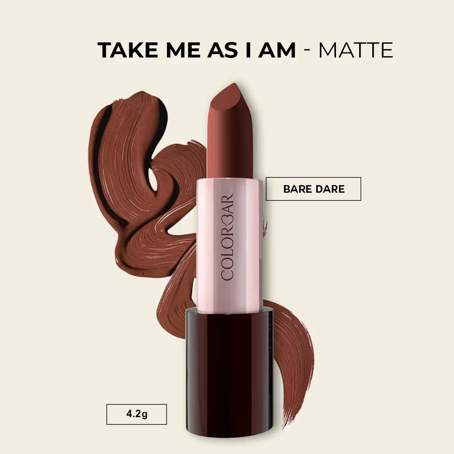TAKE ME AS I AM VEGAN MATTE  LIPSTICK