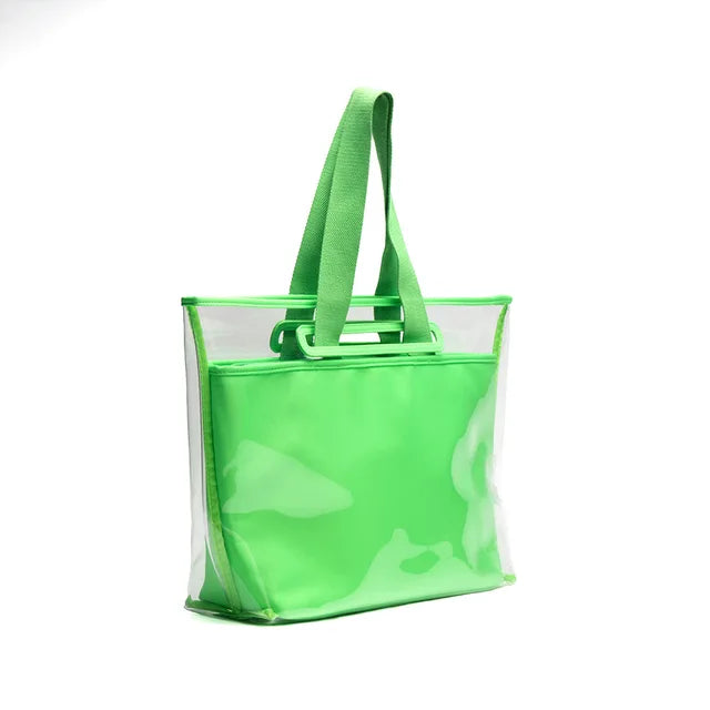 THE BOLD & BEAUTIFUL TOTE - NEON GREEN