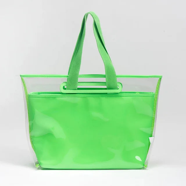 THE BOLD & BEAUTIFUL TOTE - NEON GREEN